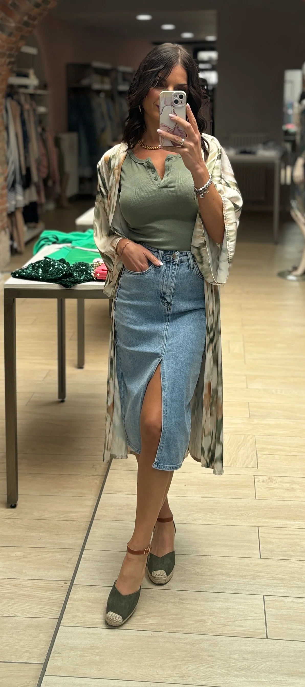 Gonna Jeans Longuette - Image 4