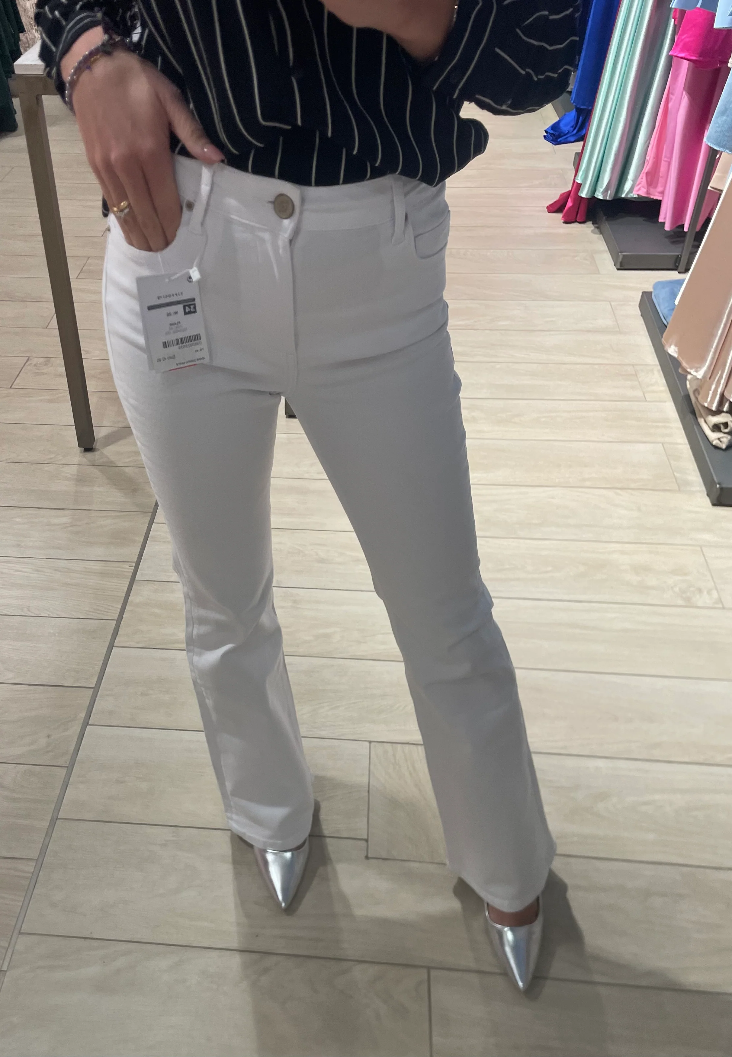 Jeans Zampa White - Image 4