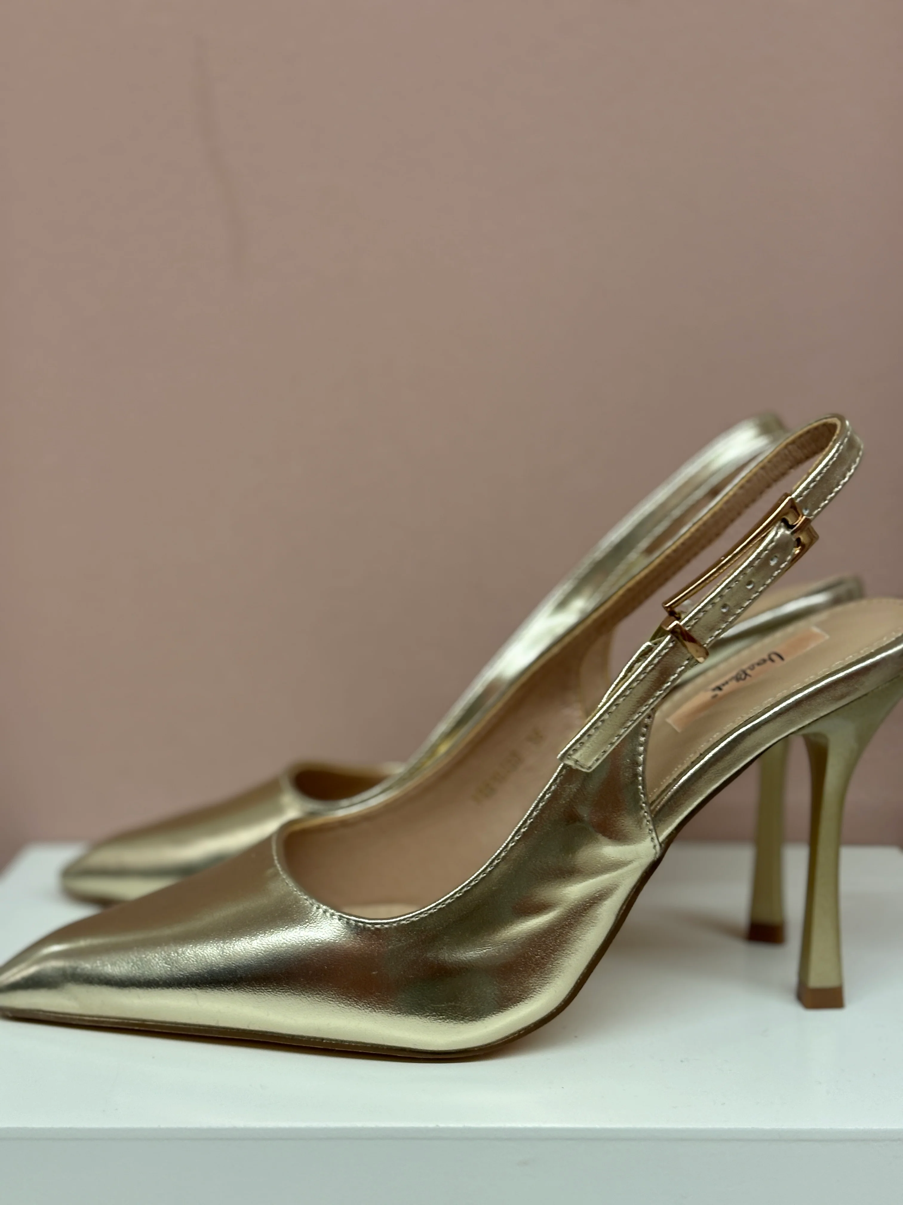 Slingback Pink-Gold - Image 4